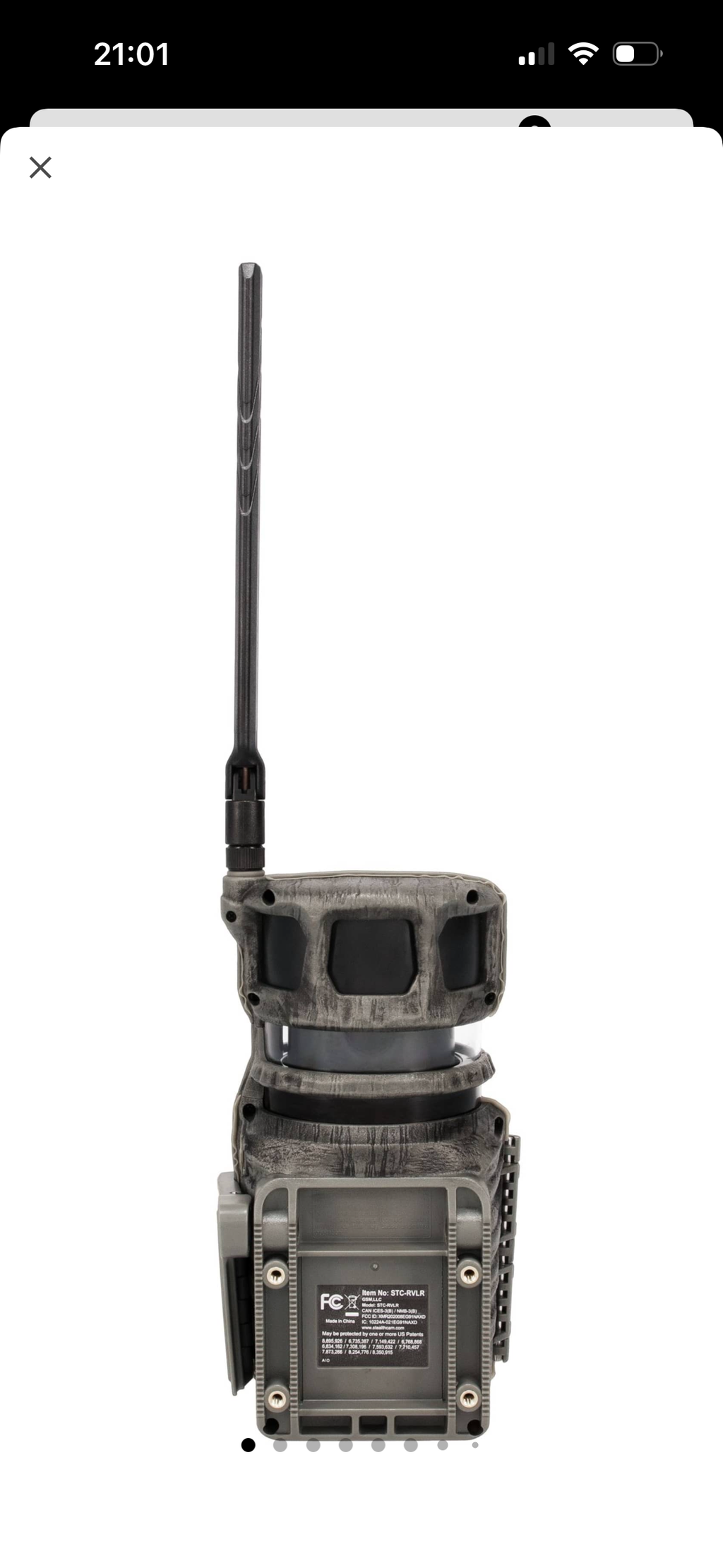 Caméra stealth cam 360