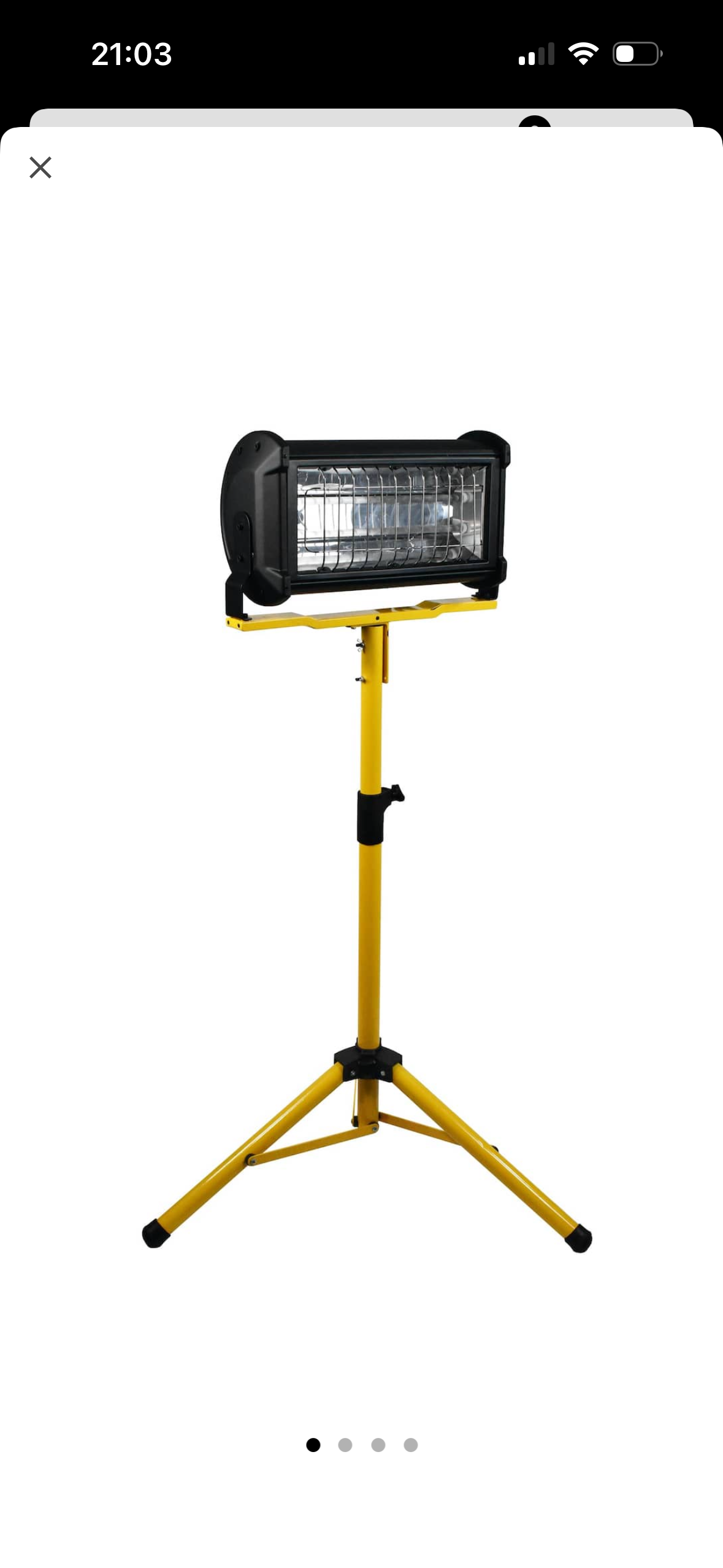 Tripode de chauffage Remington