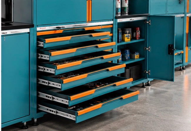 Ensemble d’armoires de garage haut de gamme