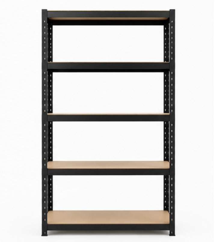 Étagère métallique robuste à 5 tablettes