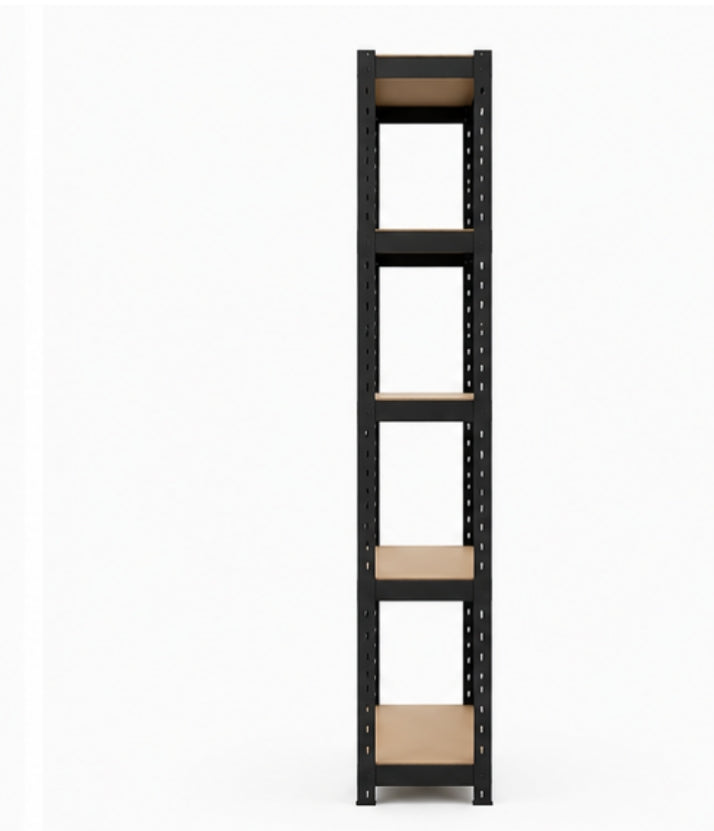 Étagère métallique robuste à 5 tablettes