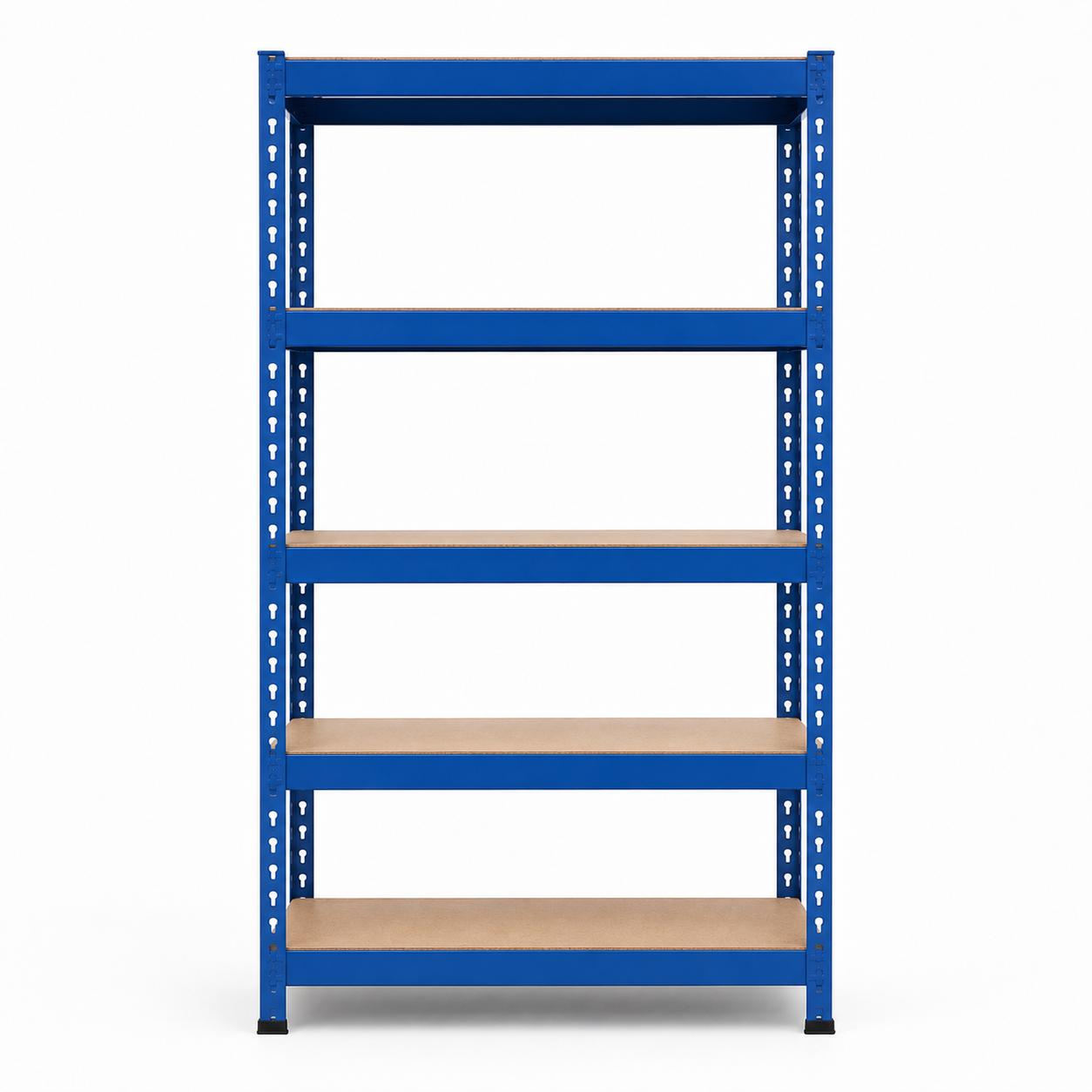 Étagère métallique robuste à 5 tablettes BLEU