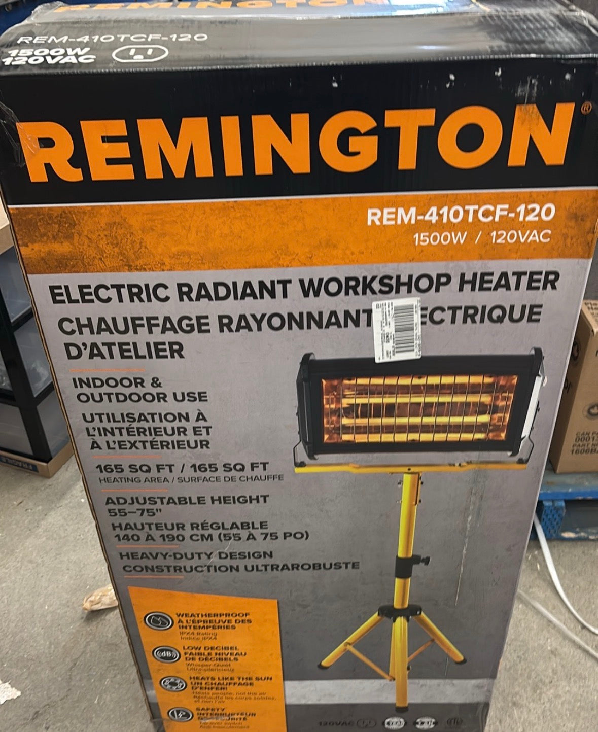 Tripode de chauffage Remington