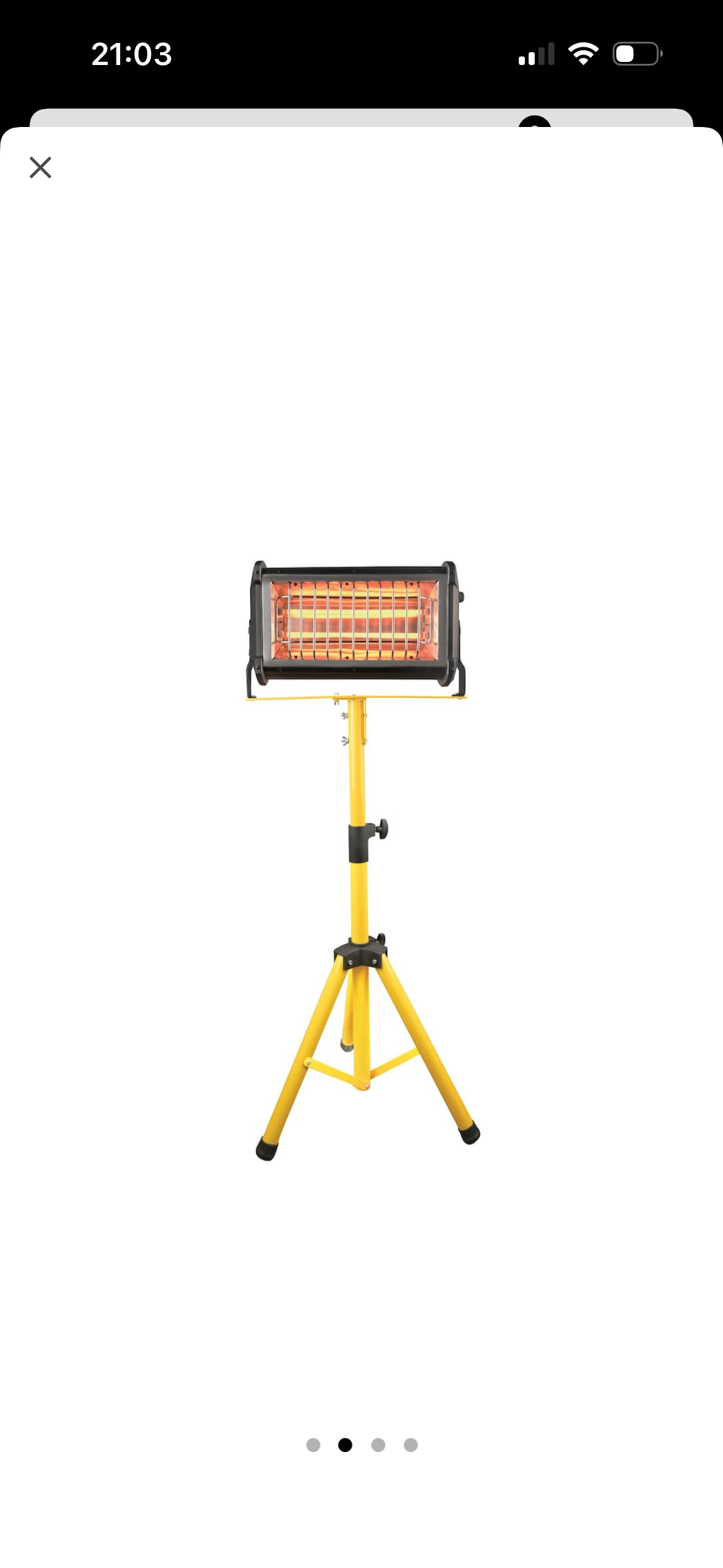 Tripode de chauffage Remington
