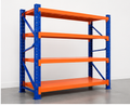 Étagère métallique robuste – Qualité commerciale BLEU/ORANGE